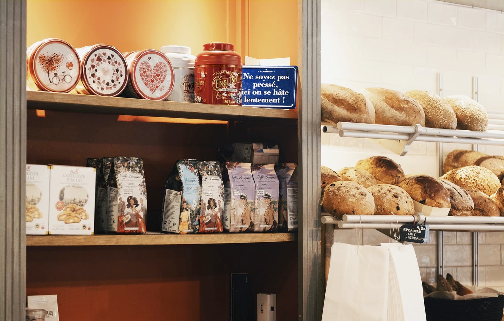 Le comptoir et l’épicerie de Côté Gourmand
